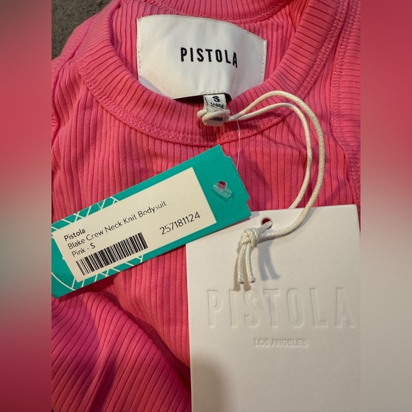 Pistola Blake Crew Neck Knit Bodysuit. NWT - Picture 4 of 4
